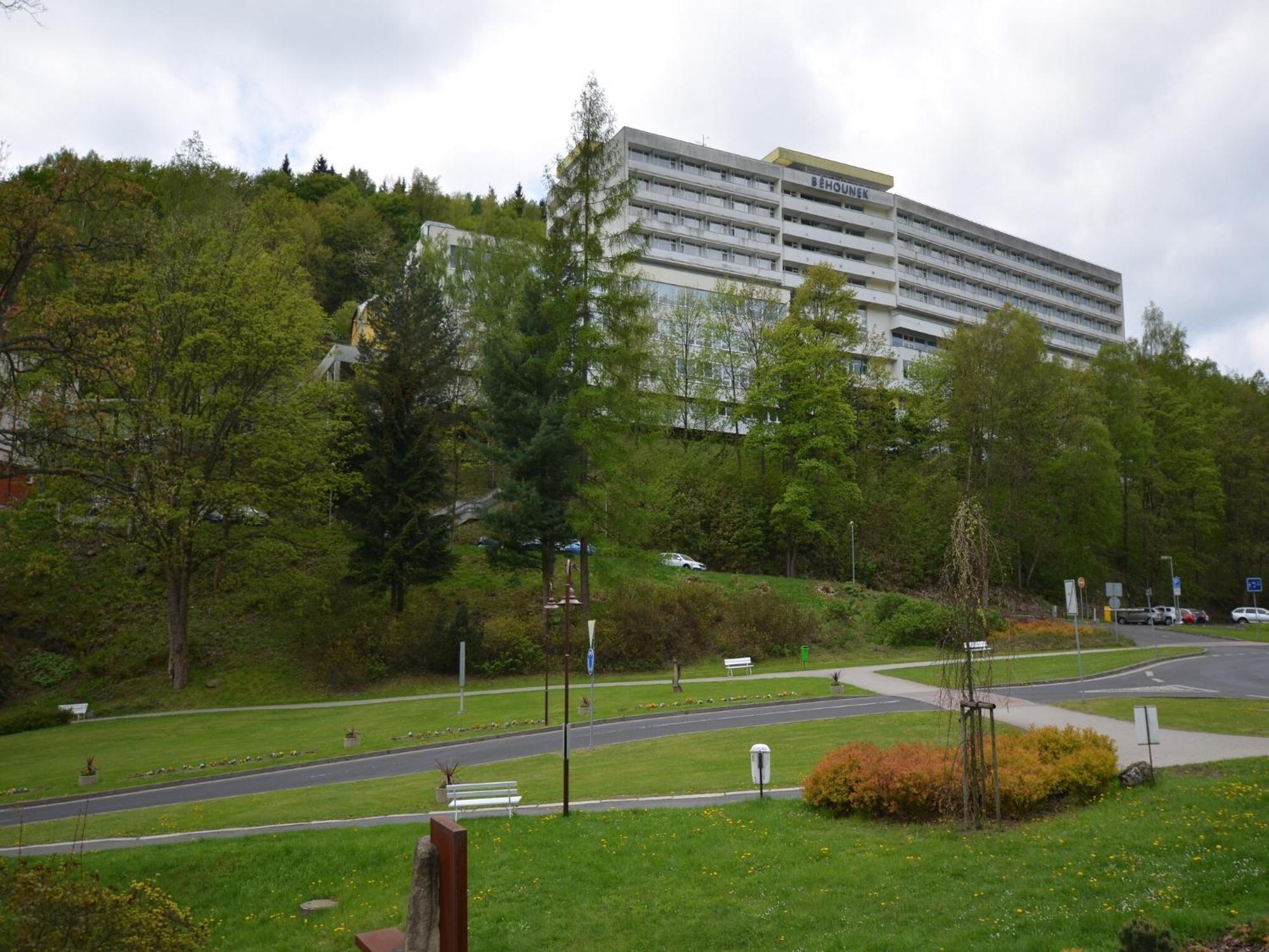 Snug Apartment In Jachymov Near Ski Area Bagian luar foto