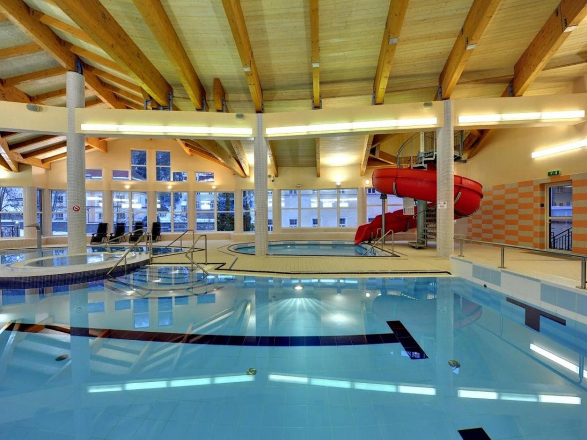 Snug Apartment In Jachymov Near Ski Area Bagian luar foto