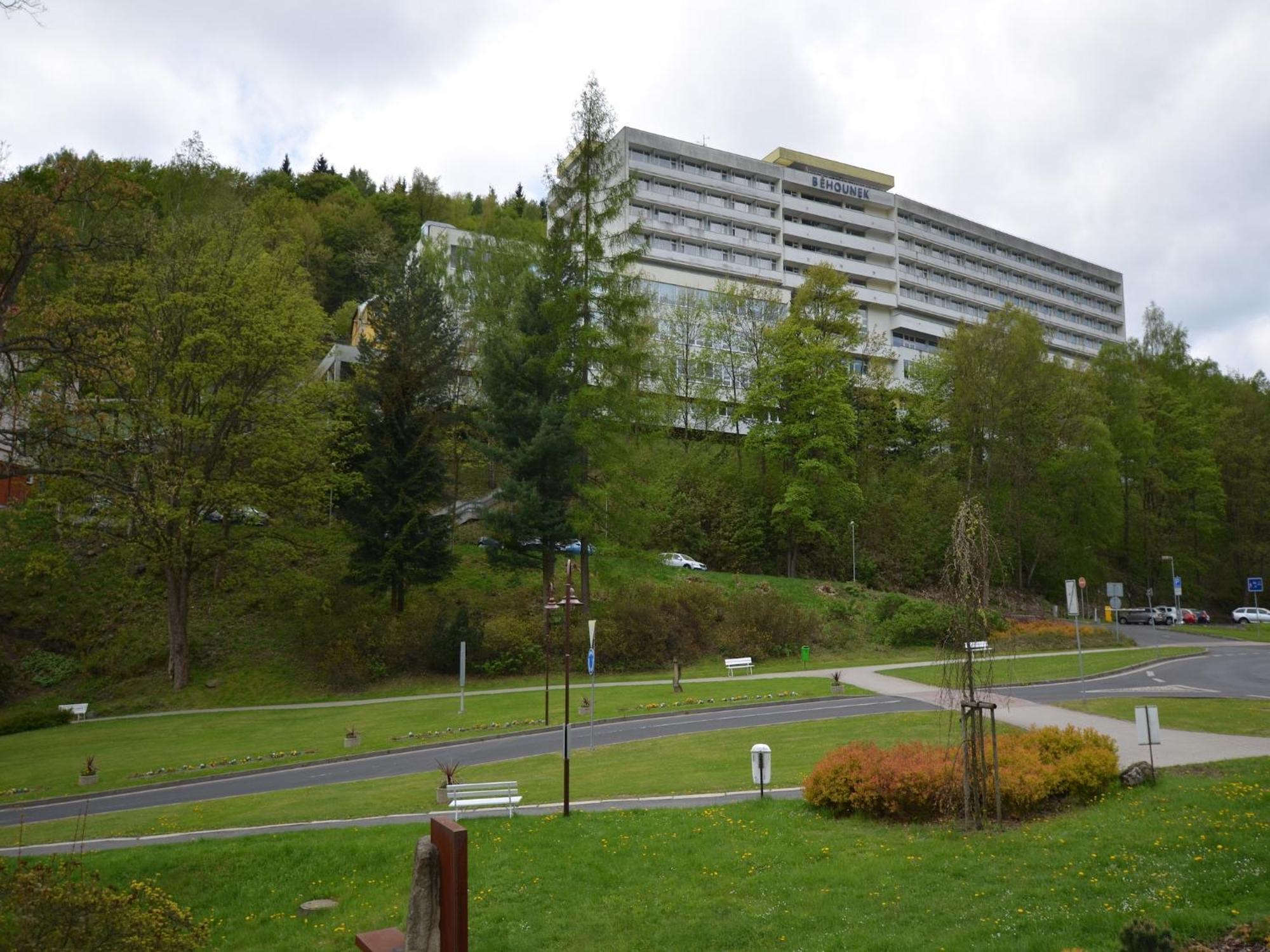 Snug Apartment In Jachymov Near Ski Area Bagian luar foto